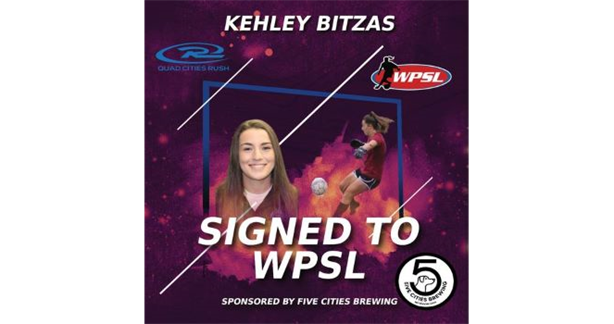 Kehley Bitzas signed to Quad Cities Rush WPSL Team