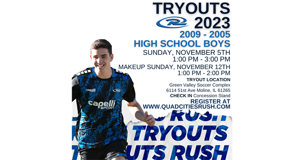 High School Boys Tryouts 2023-2024
